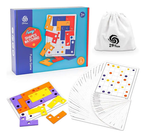 Juego Mesa Didáctico Rompecabezas Tetris Educativo Lógica — producto