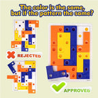 Juego Mesa Didáctico Rompecabezas Tetris Educativo Lógica — producto
